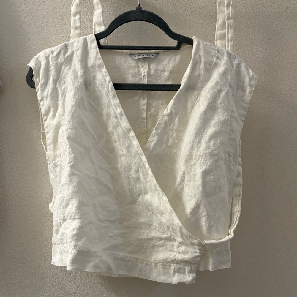 Linenfox Amelia Wrap Top